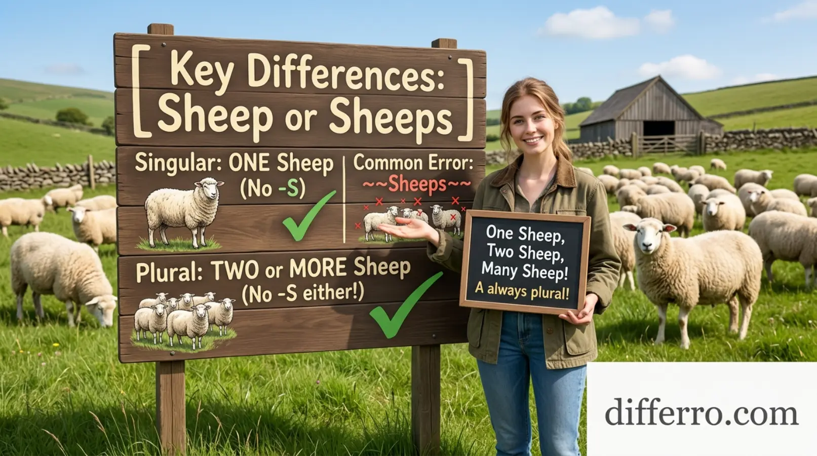 Key Differences: Sheep or Sheeps