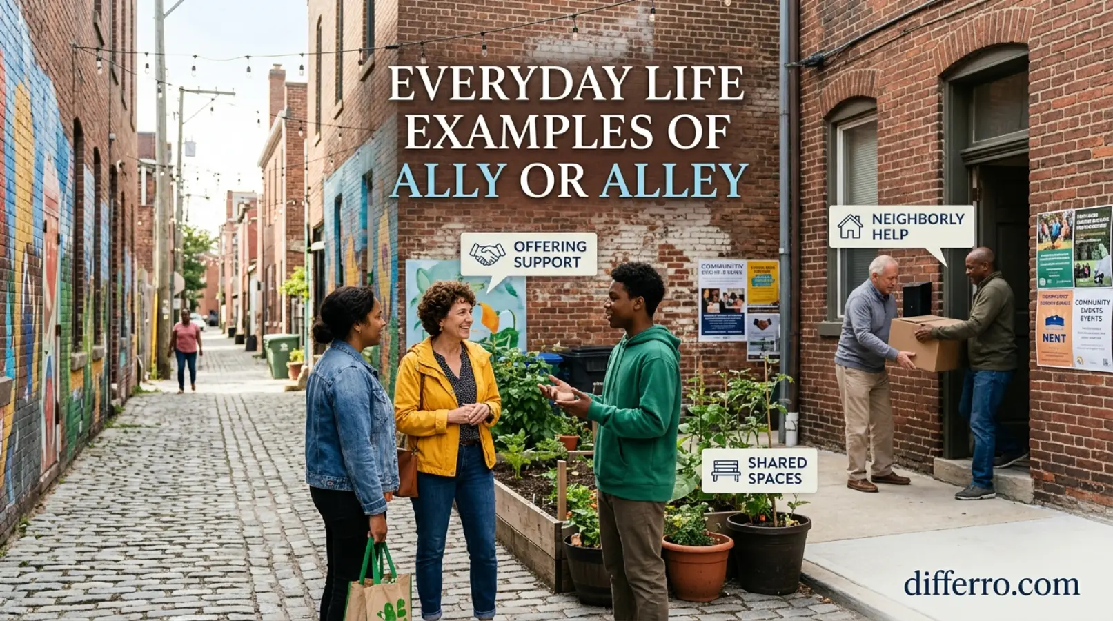 Everyday Life Examples of Ally or Alley
