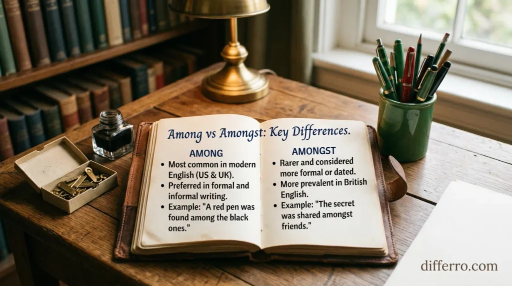 Among vs Amongst: Key Differences