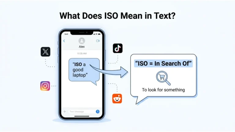 ISO Meaning Slang