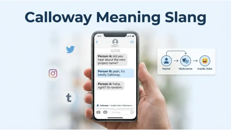 Calloway Meaning Slang