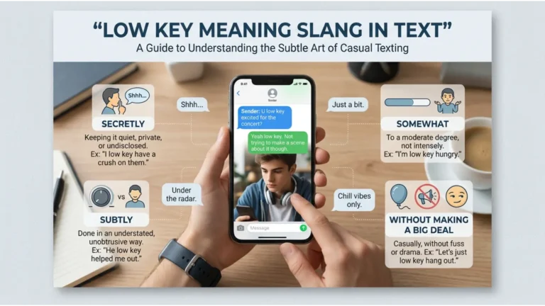 Low Key Meaning Slang