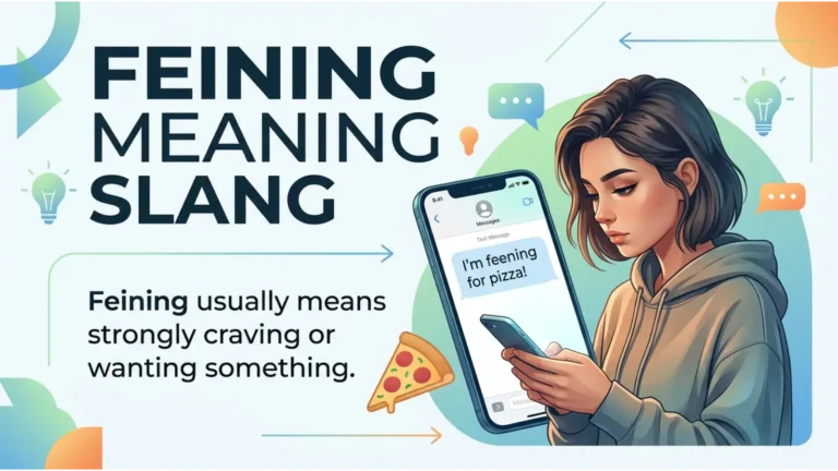 Feining Meaning Slang