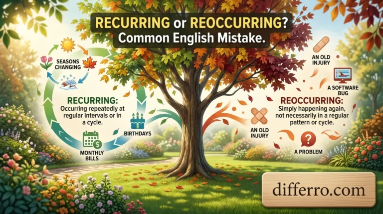 Reoccuring or Recurring: Common English Mistake