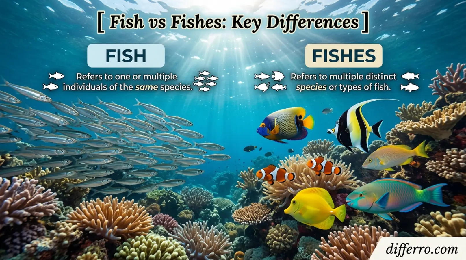 Fish vs Fishes: Key Differences