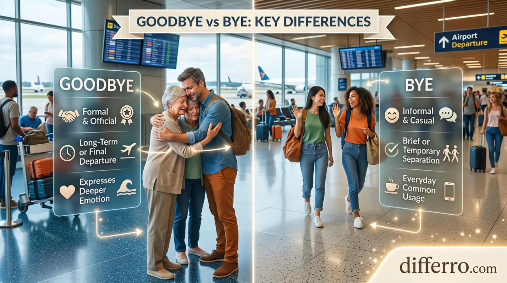 Goodbye vs Bye: Key Differences