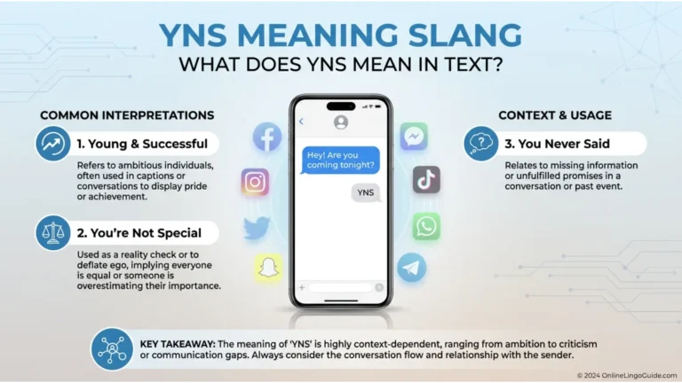 YNS Meaning Slang