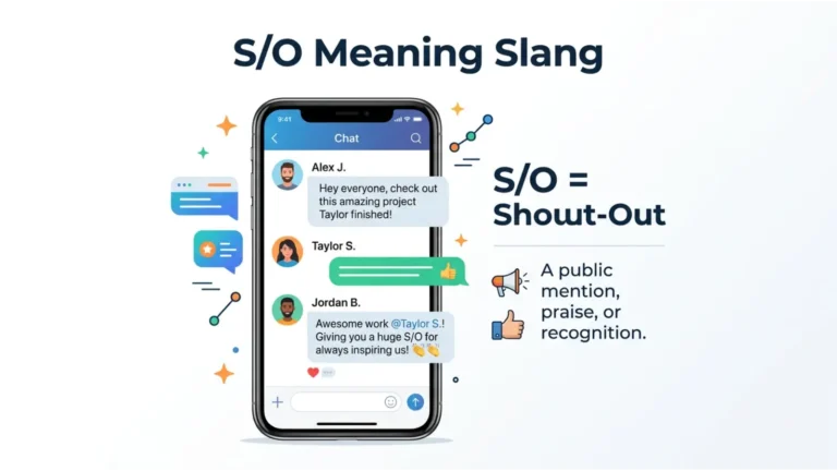 S/O Meaning Slang