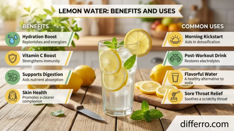 Lemon Water Benefits and Common Uses