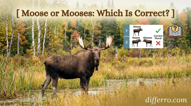 Moose or Mooses: Which Is Correct?