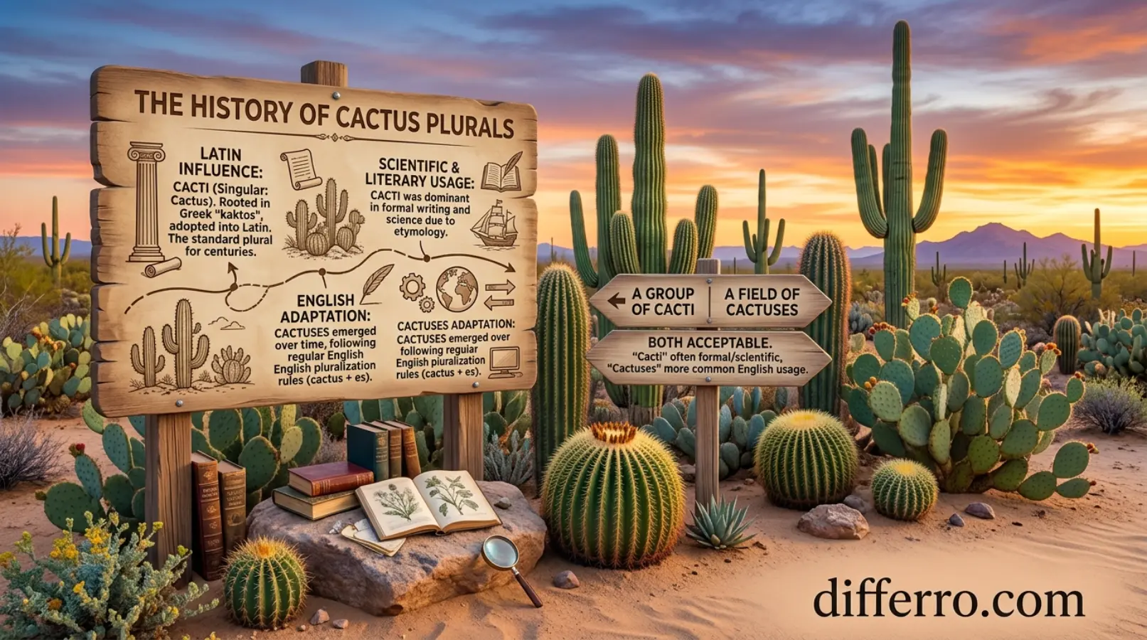Origin and History of Cactus Plurals