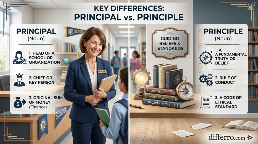 Key Differences: Principal vs Principle