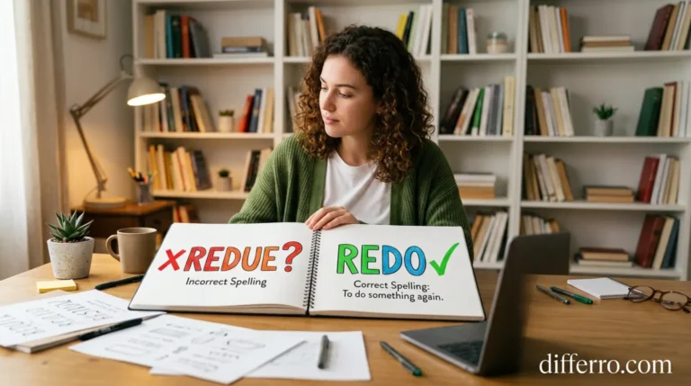 Redue or Redo: Which Spelling Is Correct?