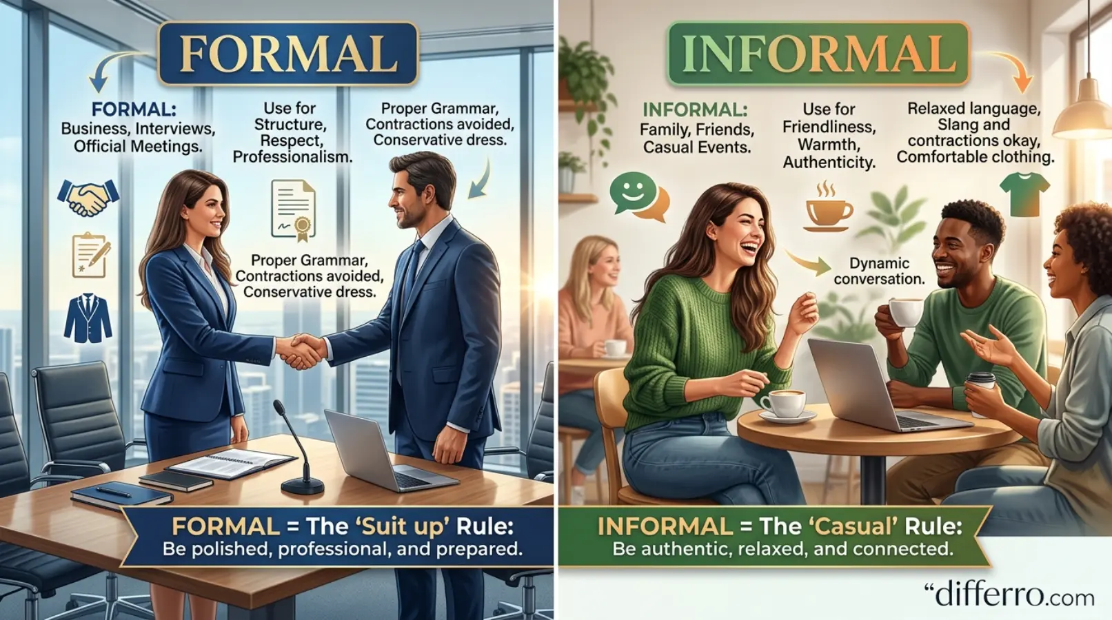 Easy Trick to Remember Formal vs Informal