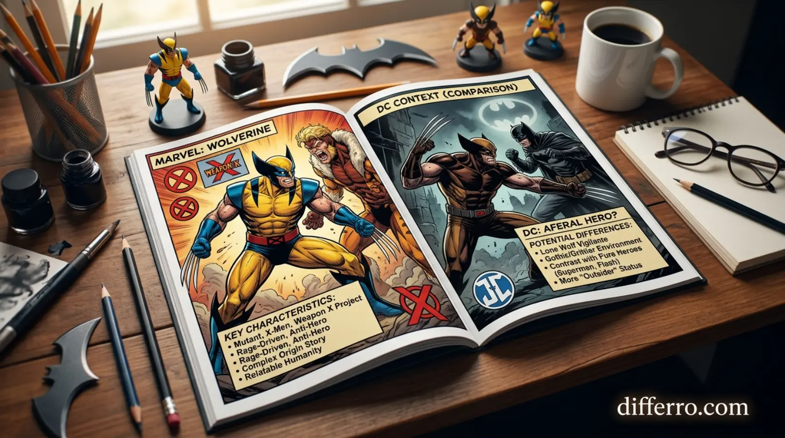 Wolverine Marvel vs DC: Key Differences