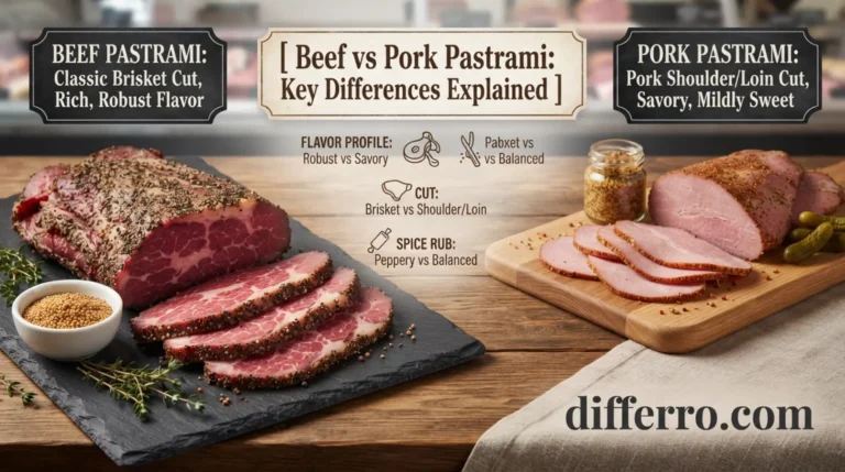 Beef vs Pork Pastrami: Key Differences Explained