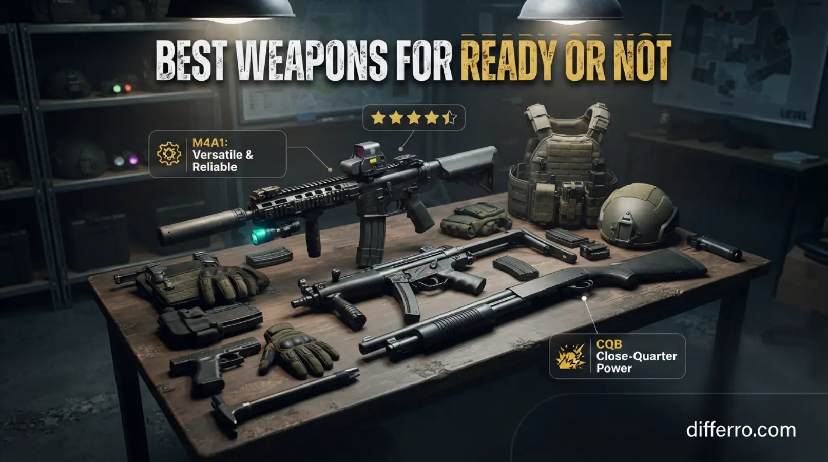 Best Weapons for Ready or Not