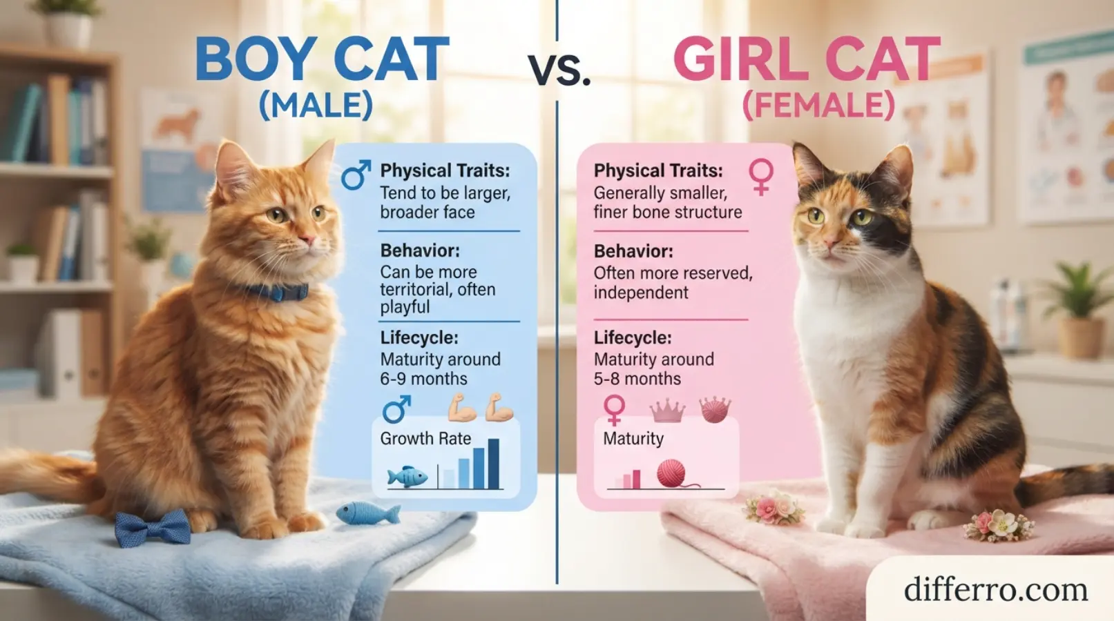 Boy Cat or Girl Cat: Key Differences
