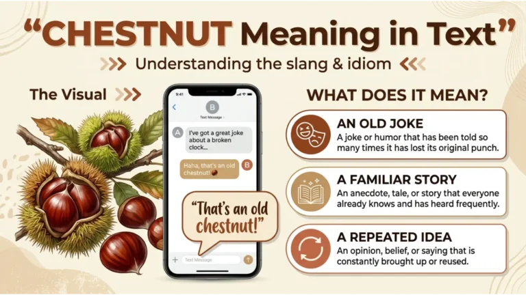 Chestnut Meaning Slang