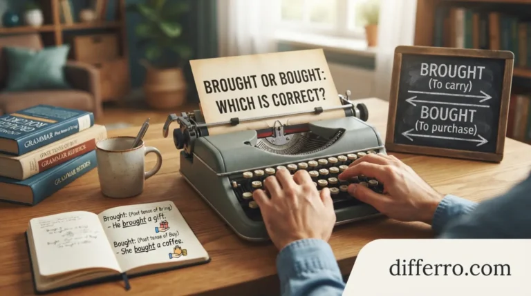 Brought or Bought: Which Is Correct?