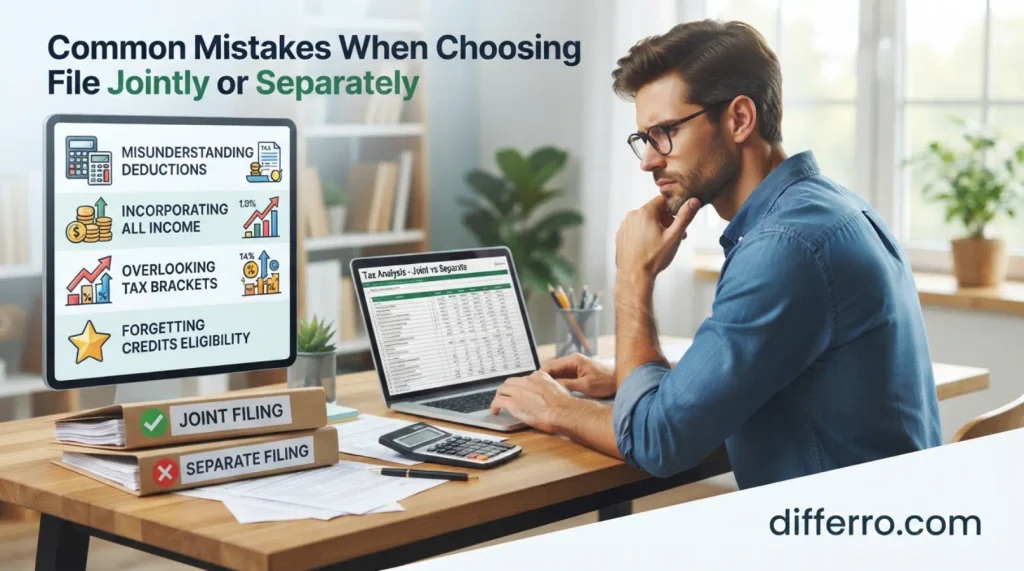 Common Mistakes When Choosing File Jointly or Separately