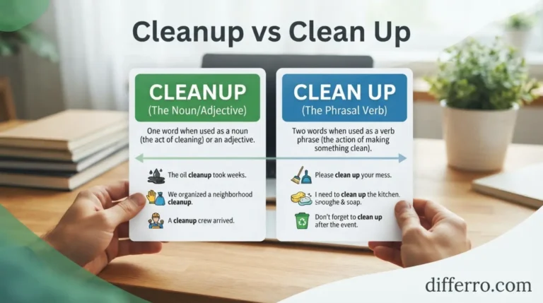 Cleanup vs Clean Up: Which Form Is Correct?