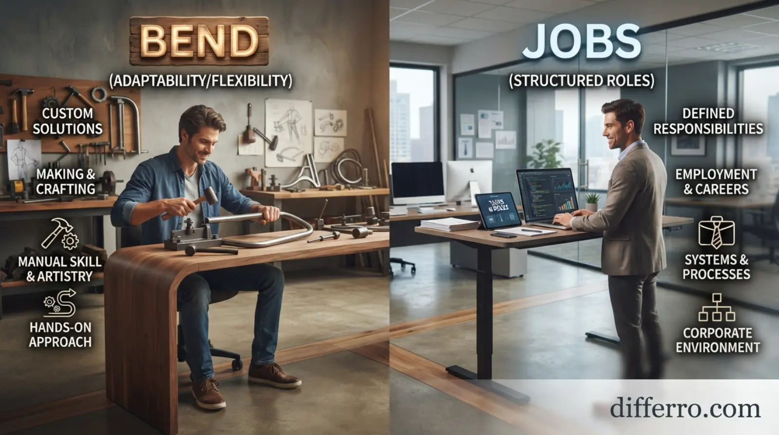 Key Differences: Bend vs. Jobs