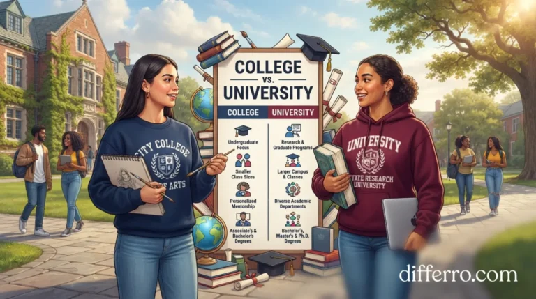 College or University: What Is the Difference?