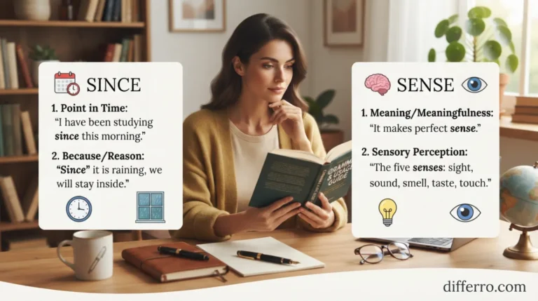 Since or Senses Differences ,Meaning and Correct Usage