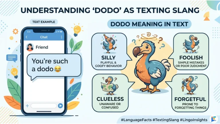 Dodo Meaning Slang