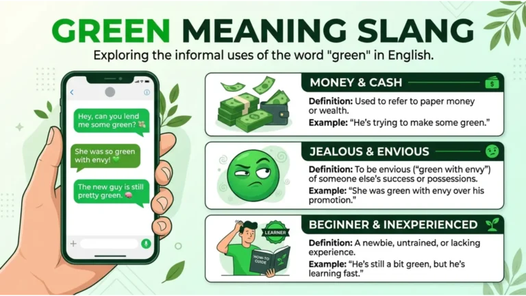 Green Meaning Slang