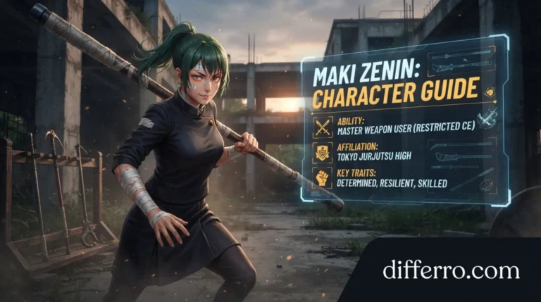 Maki Zenin in Jujutsu Kaisen: Character Guide
