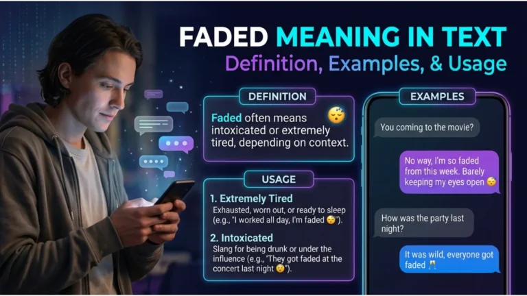 Faded Meaning Slang