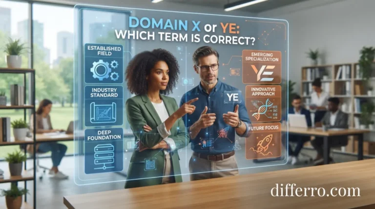 Domain X or YE: Which Term Is Correct?