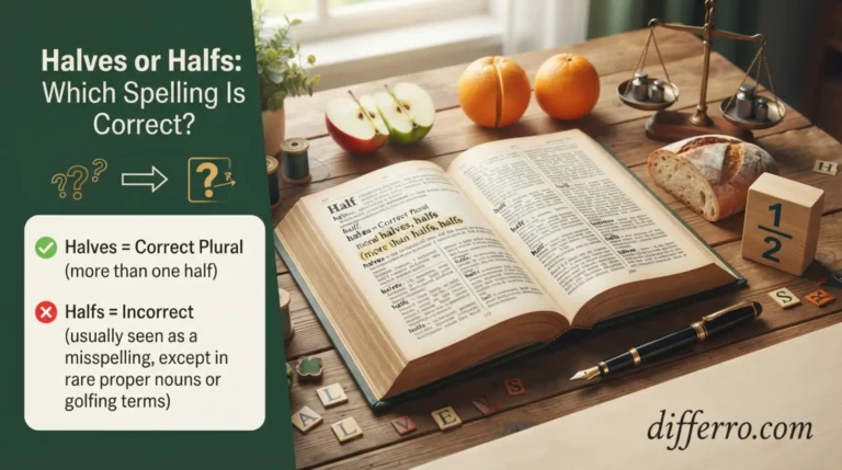 Halves or Halfs: Which Spelling Is Correct?