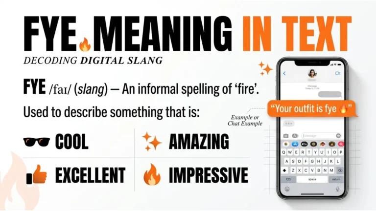 Fye Meaning Slang