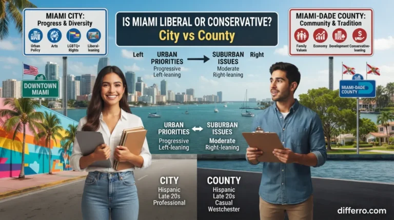 Is Miami Liberal or Conservative? City vs County