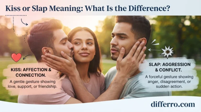 Kiss or Slap Meaning: What Is the Difference?