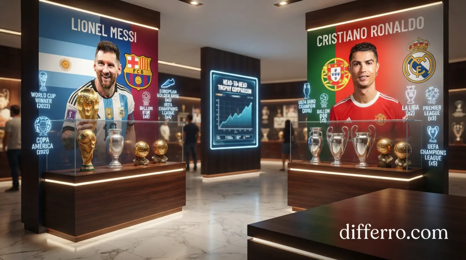 Messi vs Ronaldo: Major Trophies and Awards