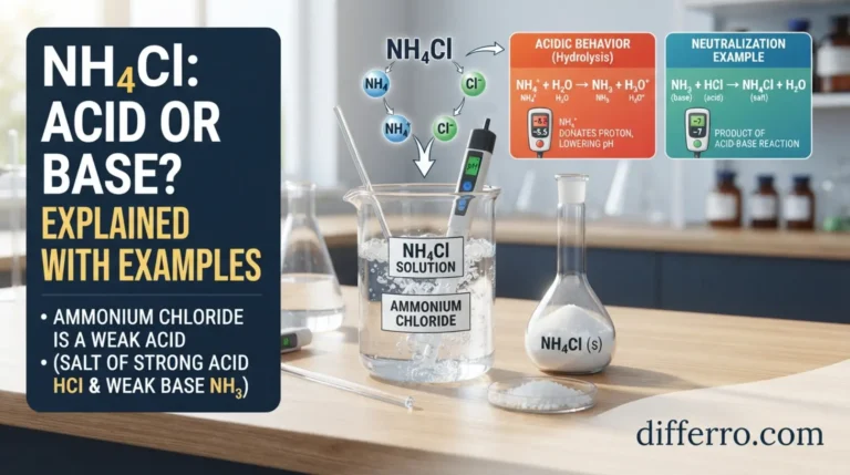 NH4Cl Acid or Base? Explained With Examples