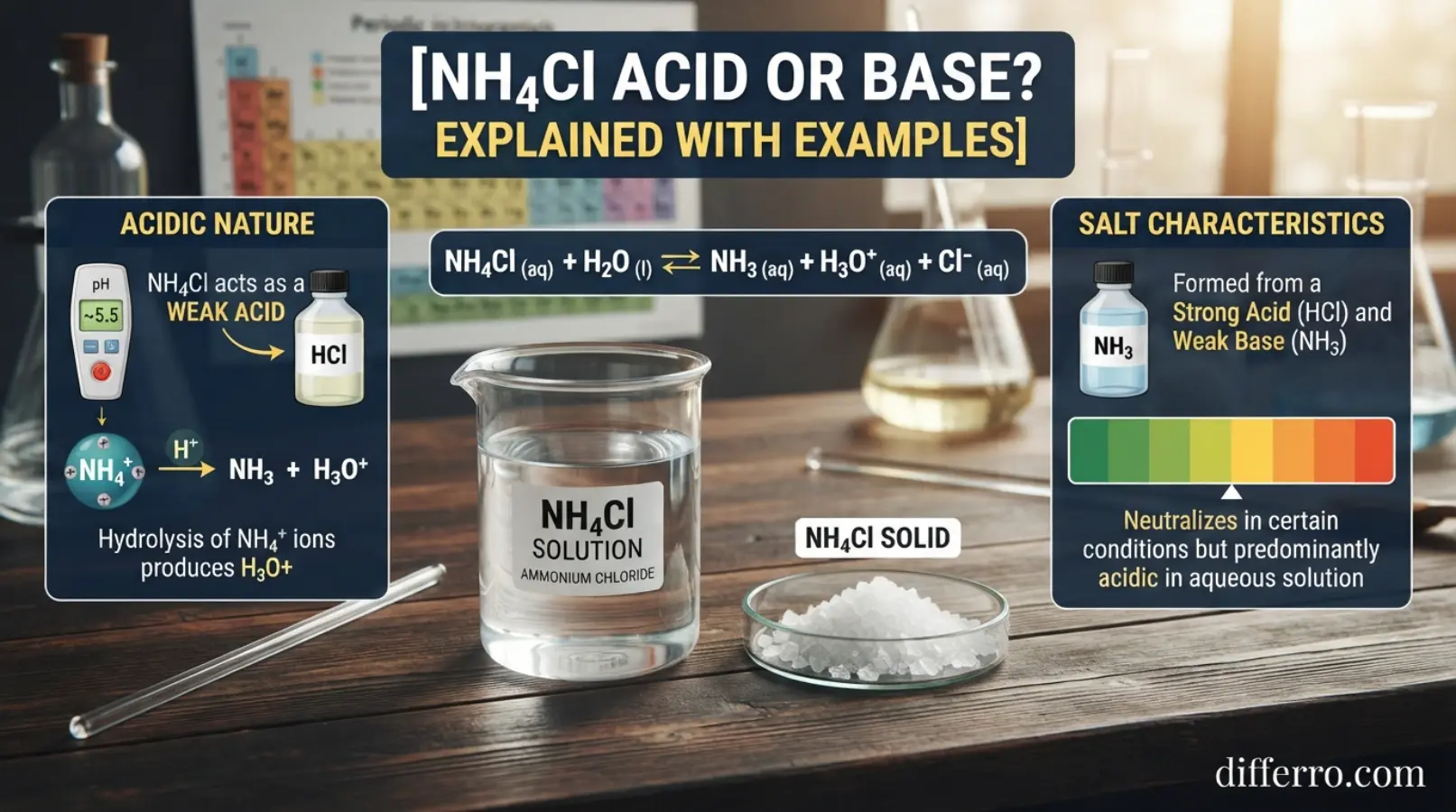 Common Mistakes About NH4Cl Acid or Base