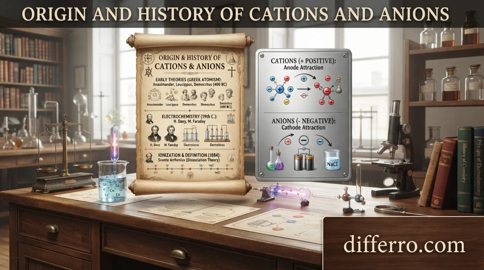 Origin and History of Cations and Anions