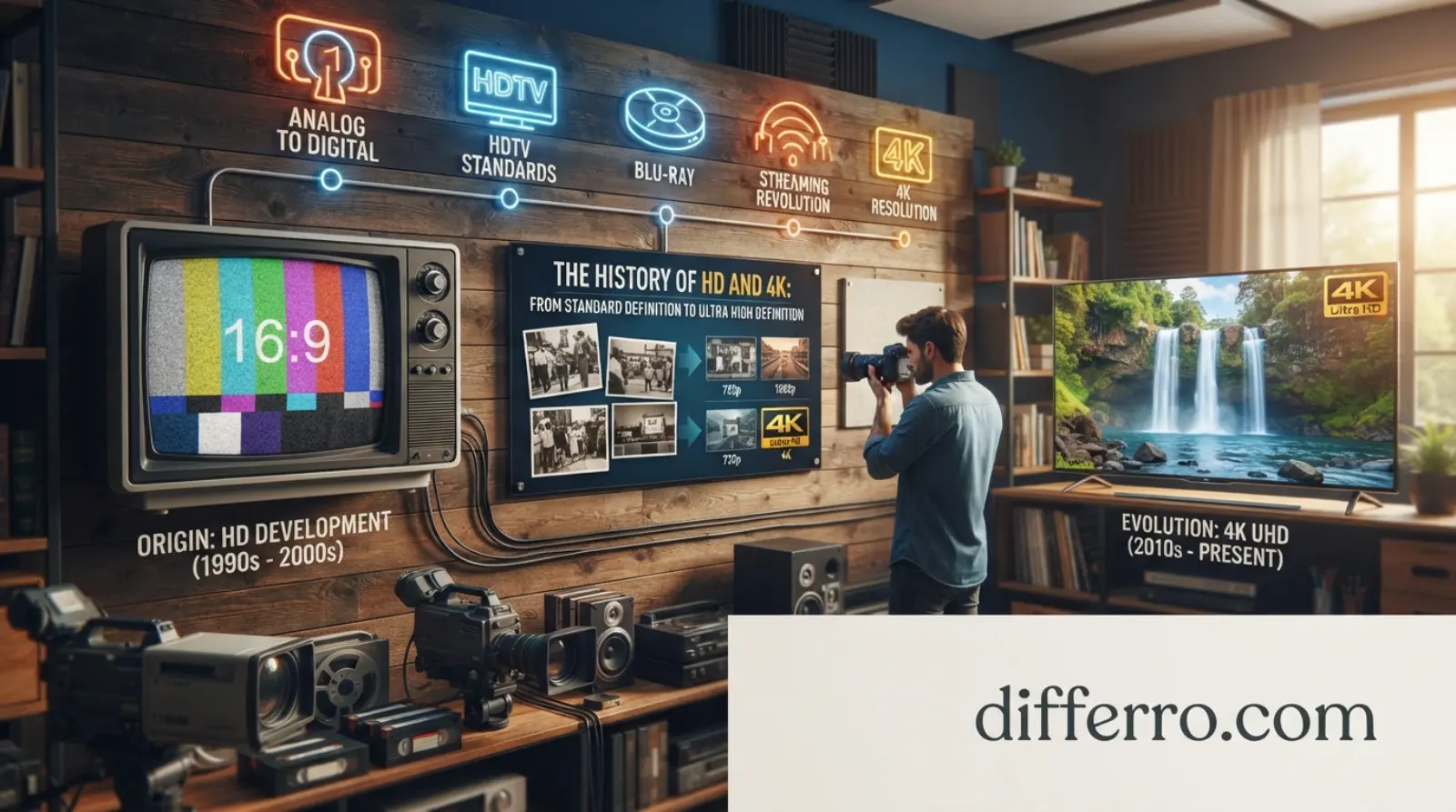 Origin and History of HD and 4K