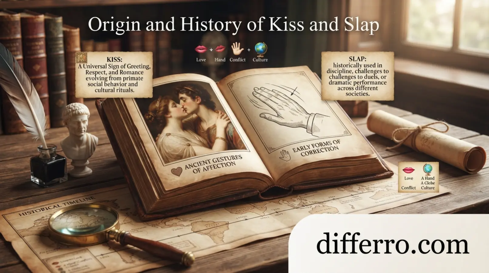 Origin and History of Kiss or Slap