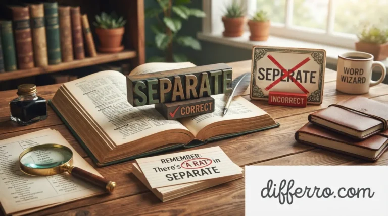 Separate or Seperate: Which Spelling Is Correct?