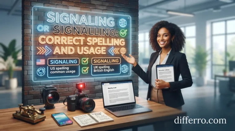 Signalling or Signaling: Correct Spelling and Usage