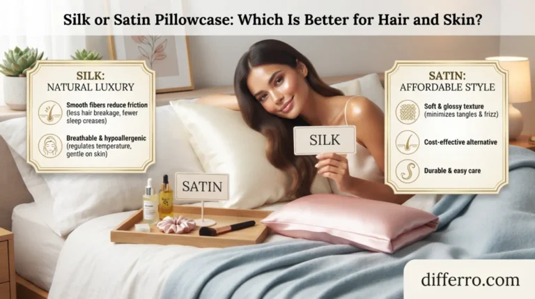 Silk or Satin Pillowcase: Which Is Better for Hair and Skin?