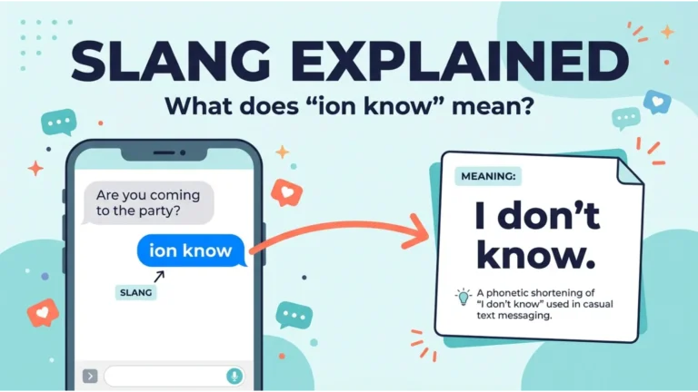 Ion Meaning Slang