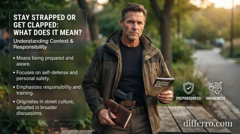 Stay Strapped or Get Clapped: What Does It Mean?