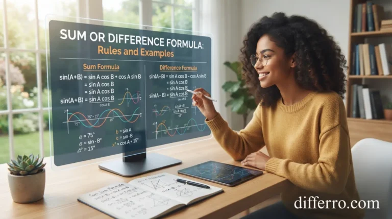 Sum or Difference Formula: Rules and Examples